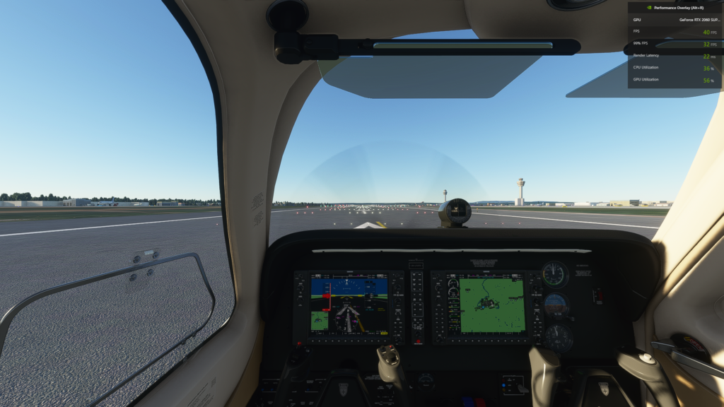 Microsoft Flight Simulator 2020 2D 40FPS Gatwick