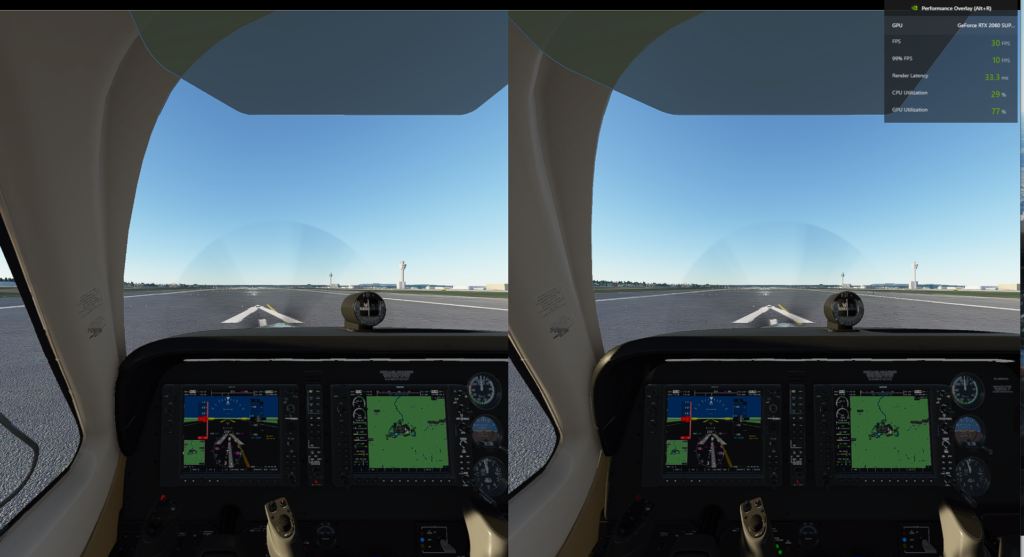 Microsoft Flight Simulator 2020 VR 40FPS Gatwick