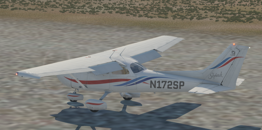 Cessna 172 Flaps Full