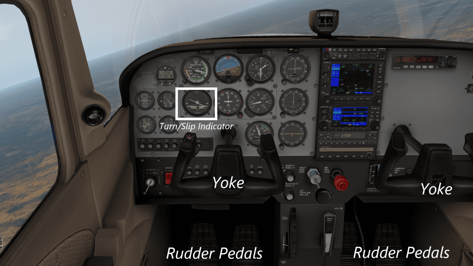 Easy How to Use Aircraft Flight Controls for Beginners! Lets Fly VFR