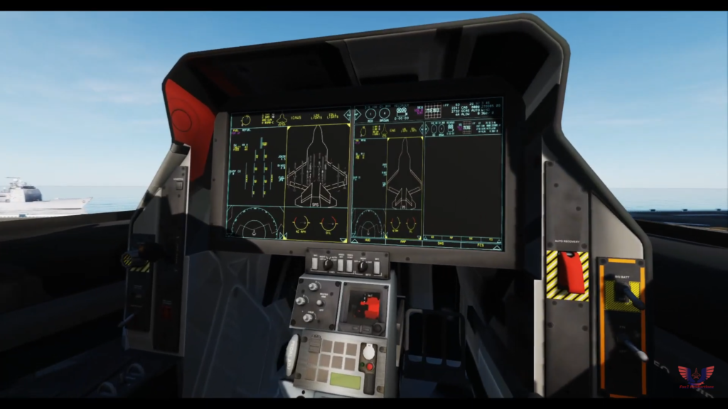 F-35 DCS World Freeware Module Cockpit Side