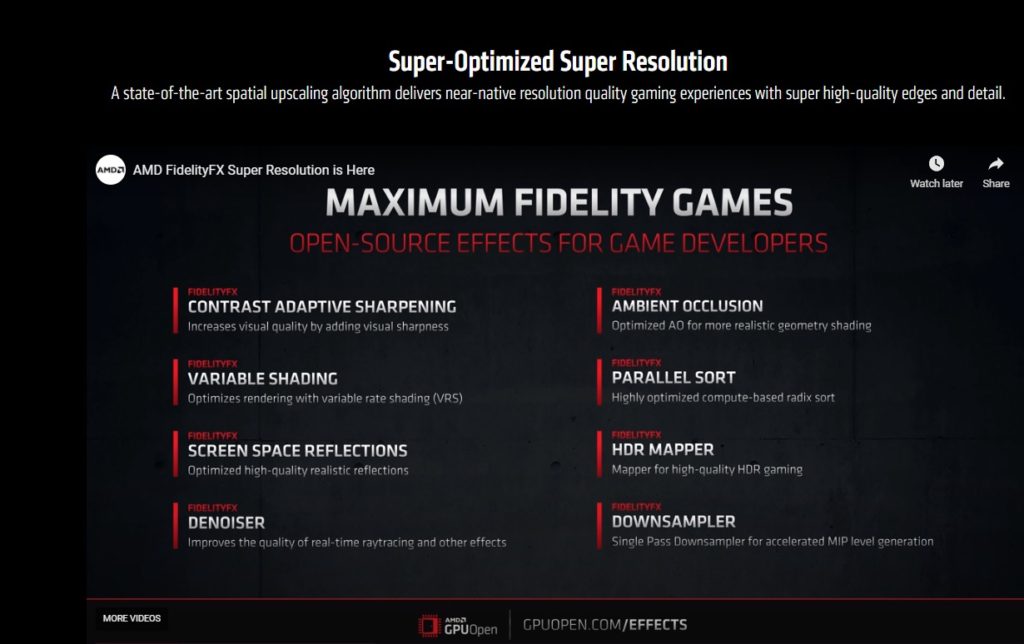 Features of AMD FX