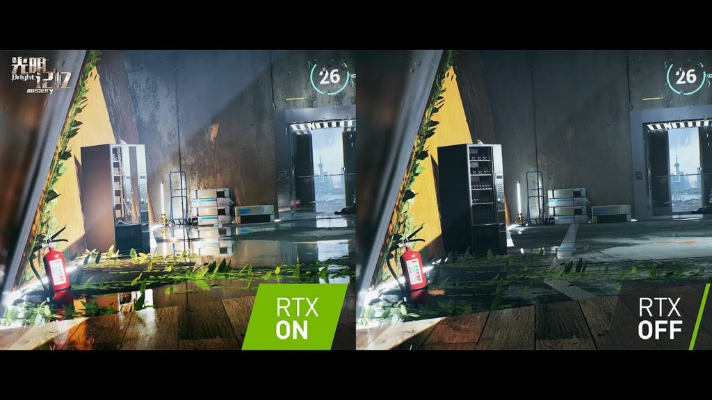 Ray Tracing by NVIDIA with DLSS ON & Off