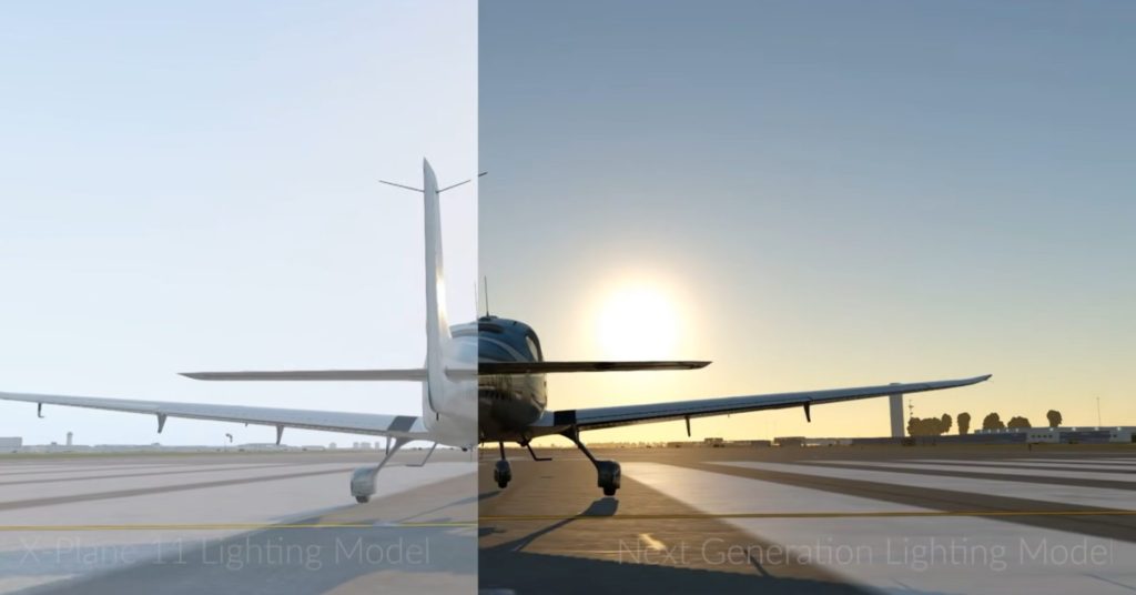 X Plane 12 Release Next generation Lighting Comparison