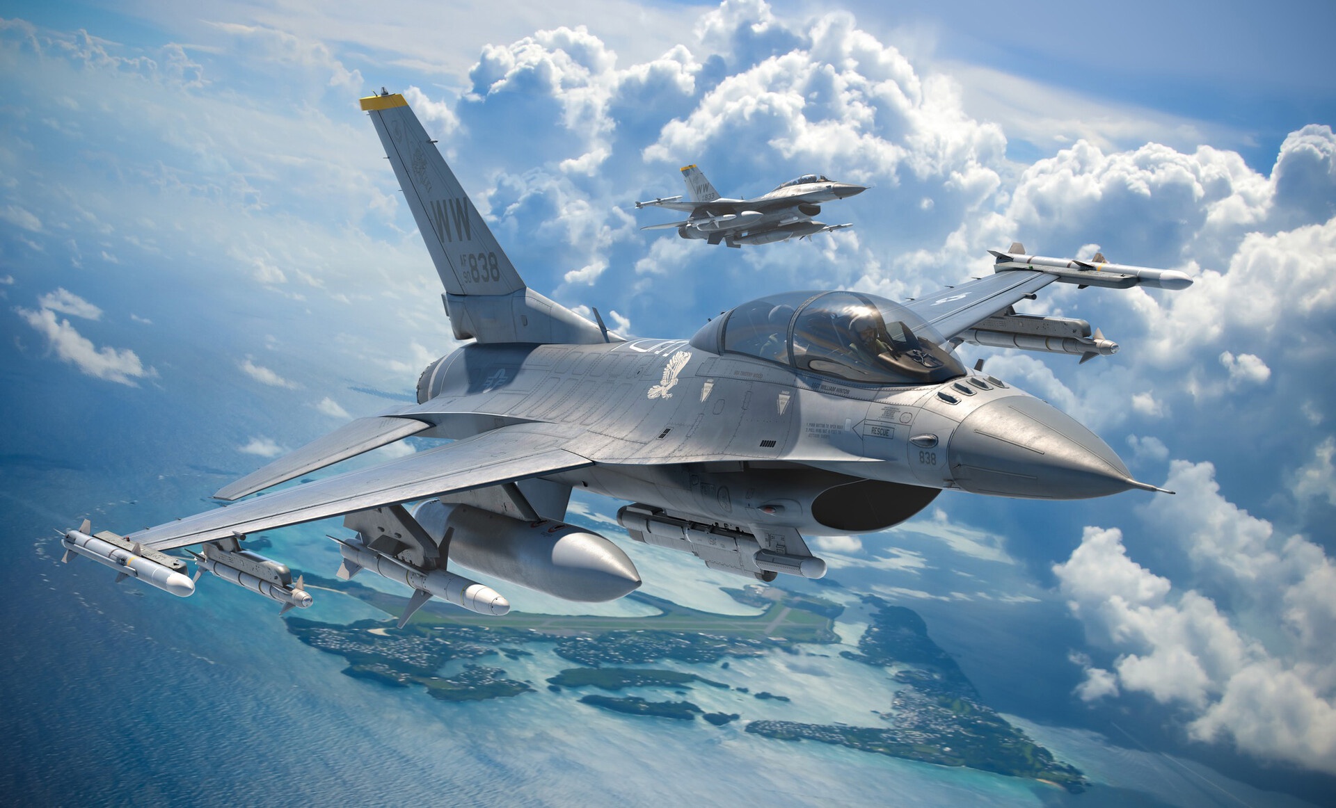 DCS WORLD – Learning the F-16 Viper – Its INCREDIBLE Must Have!