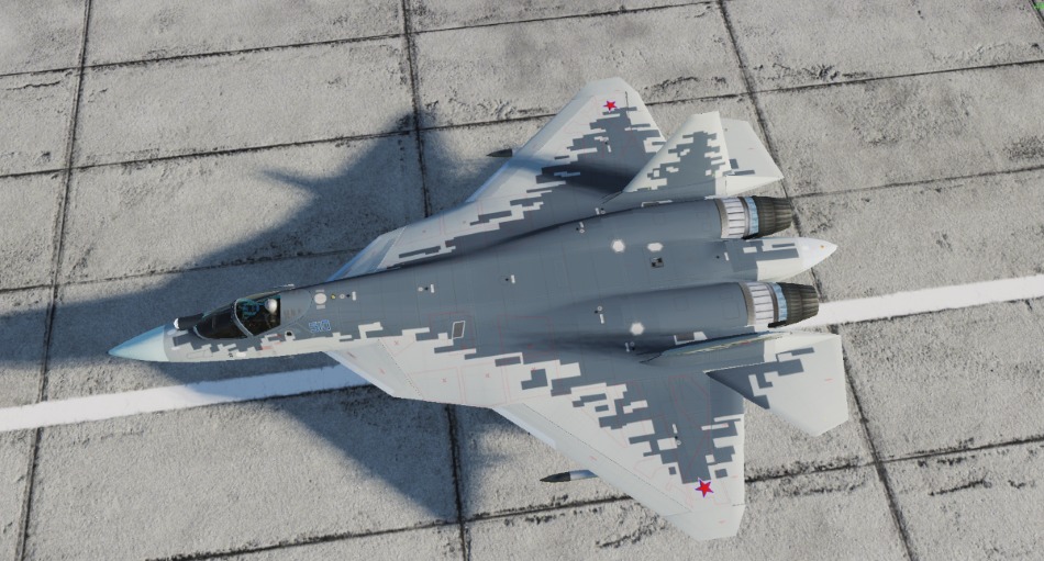 DCS MOD Su-57 Felon GREY