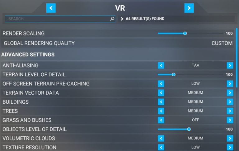 MSFS 2020 Graphics Settings Ultimate VR Performance Guide. - Lets Fly ...