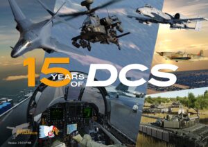 DCS World 15 Years Banner