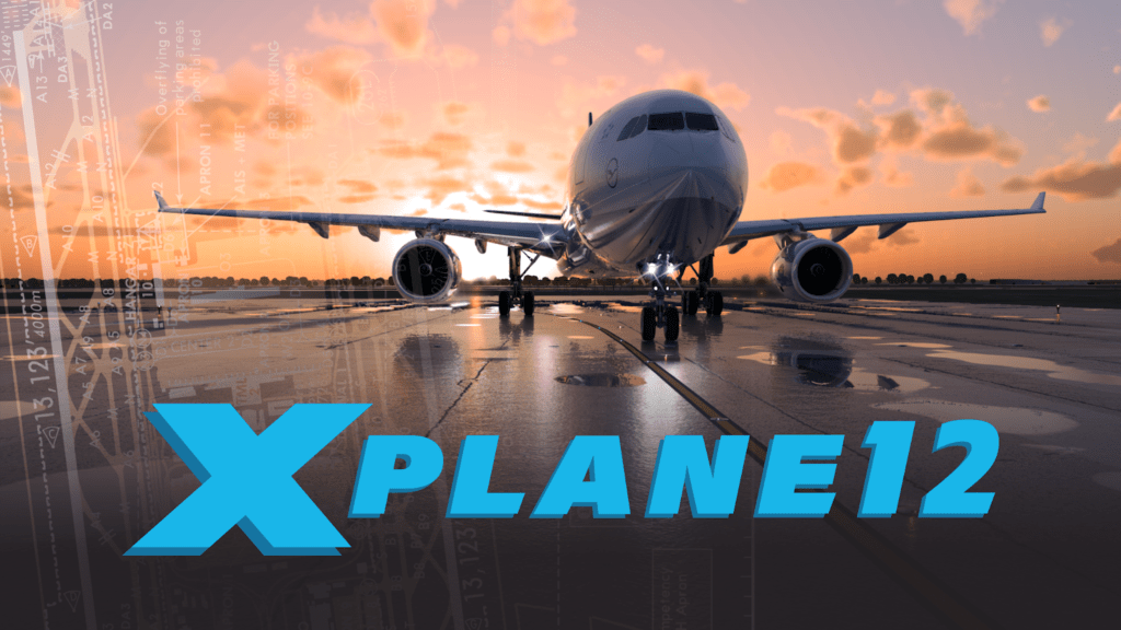 X Plane 12 Banna Logo
