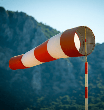 Wind Sock Crosswind Component