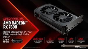 AMD Radeon PC 7600xt