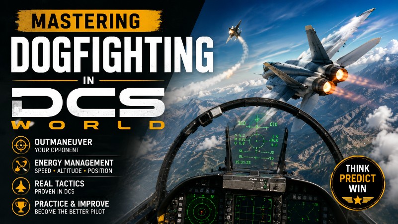 Mastering Dogfighting in DCS World and Falcon BMS: Max-Perform Your Aircraft with Pro Tips on AOA, Corner Speed, and G-Limits.