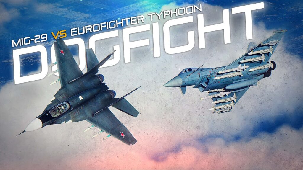 Mig-29 vs TYphoon Growling Sidewinder
