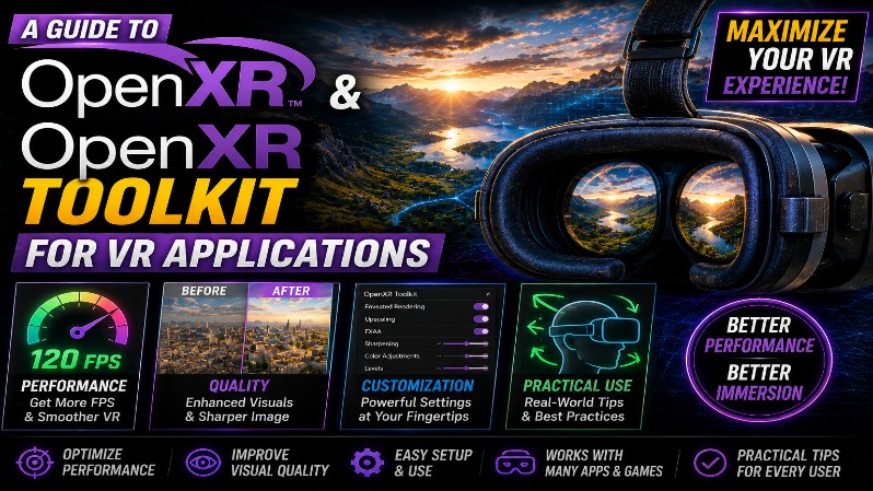 A Guide to OpenXR and OpenXR Toolkit for VR Applications – Performance, Quality, and Practical Use