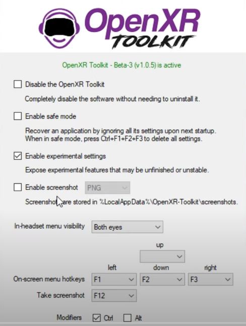 OPENXR TOOLKIT