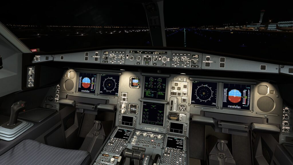 X Plane 12 Airliner Cockpit Wallpaper