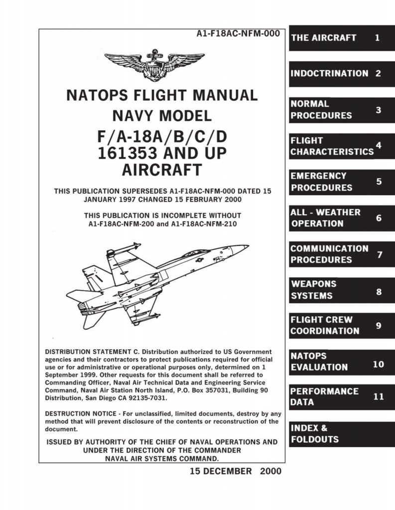 DCS F/A-18C Hornet NATOPS MANUAL