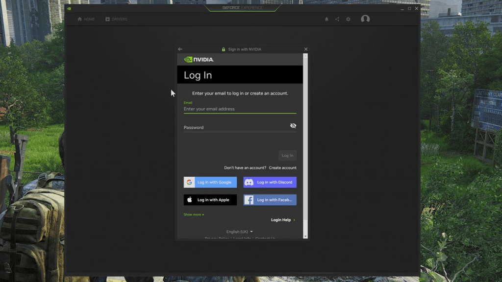 NVIDIA LOGIN