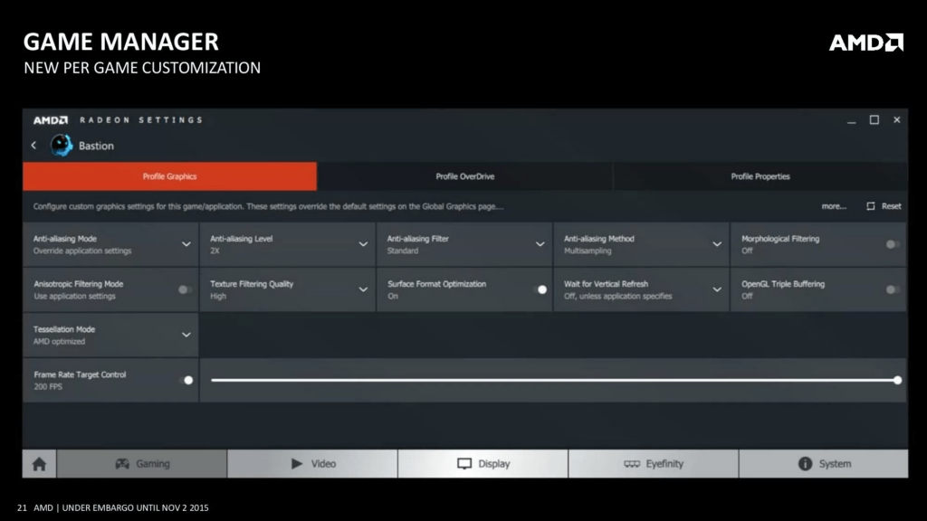 RADEON CONTROL PANEL
