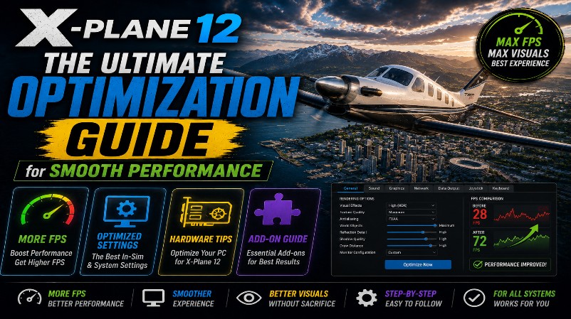 The Ultimate X-Plane 12 Optimization Guide for Smooth Performance.