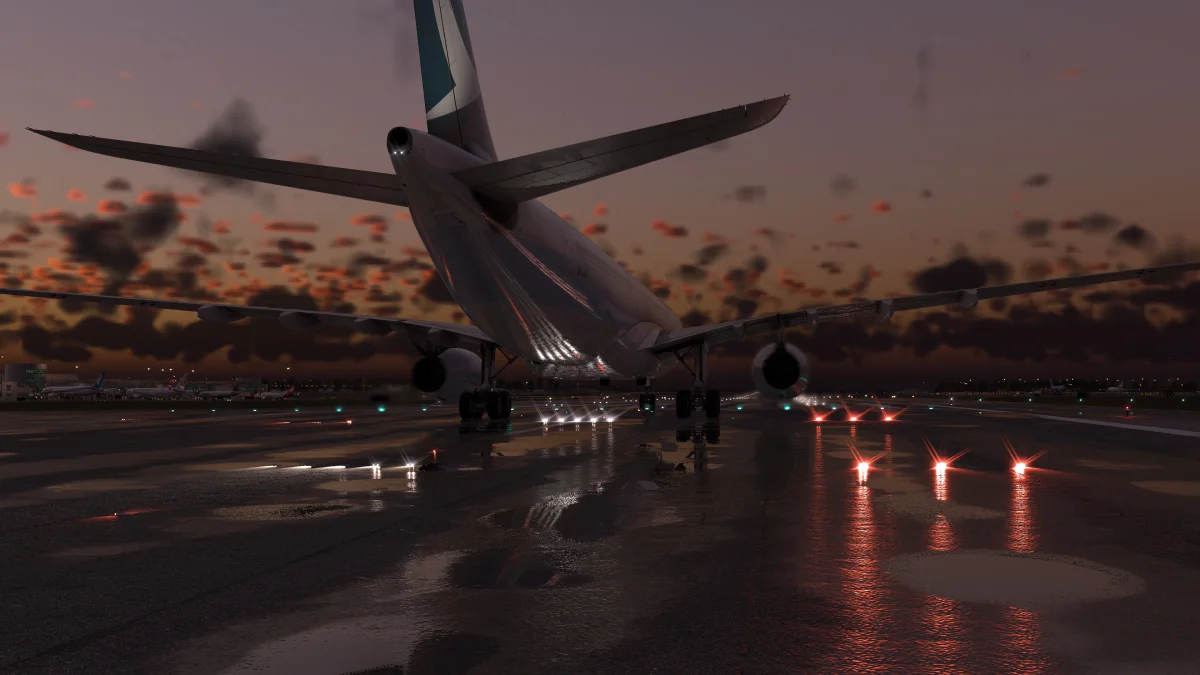 X Plane 12 Night Airliner