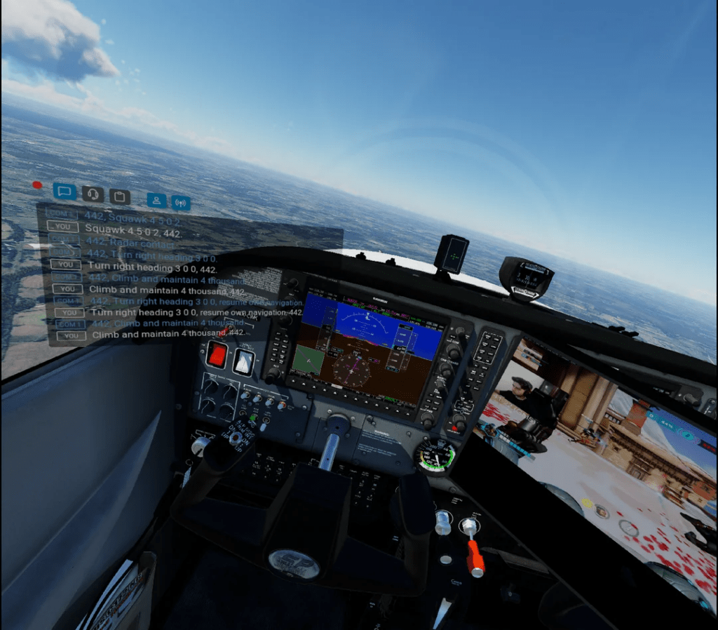 X Plane 12 VR View