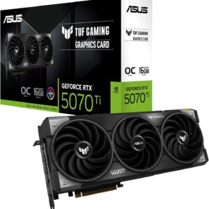 Asus TUF Gaming RTX5070 Ti OC, 16GB RGB Lighting & Overclocked