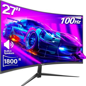 Gawfolk 27 Inch 100Hz Curved Monitor