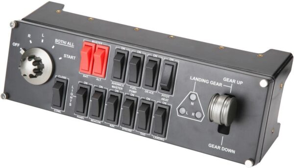 Logitech G 945-000030 Pro Flight Switch Panel,Black