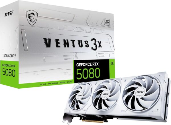 MSI GeForce RTX 5080 16G Ventus 3X OC White
