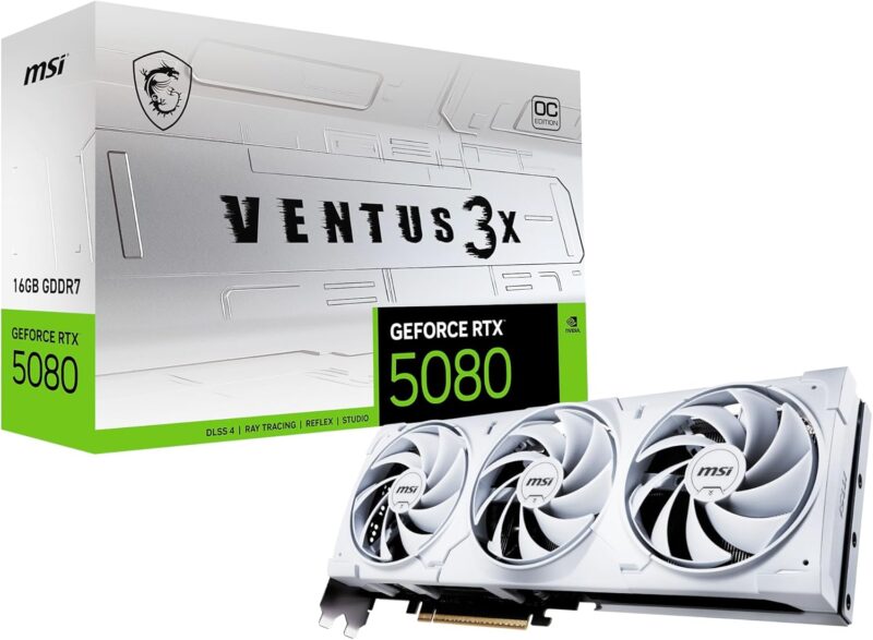 MSI GeForce RTX 5080 16G Ventus 3X OC White e1759810356814