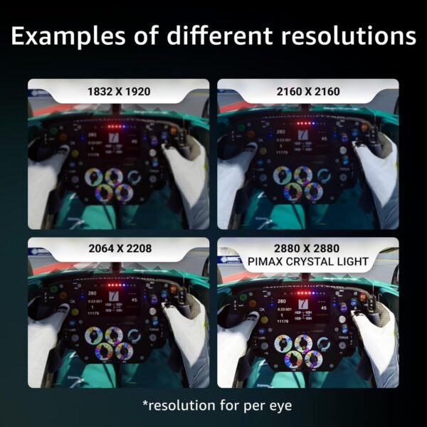 Pimax Crystal Light Prime Incredible 8K Resolution