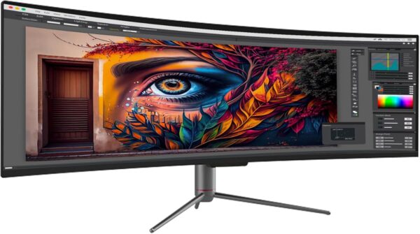 QSM 49 Curved Ultrawide DFHD 32 to 9 144Hz 6ms 3840 x 1080 7