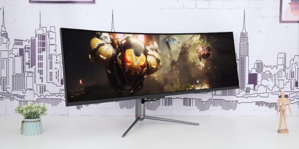 QSM 49 Curved Ultrawide DFHD 32 to 9 144Hz 6ms 3840 x 1080 7
