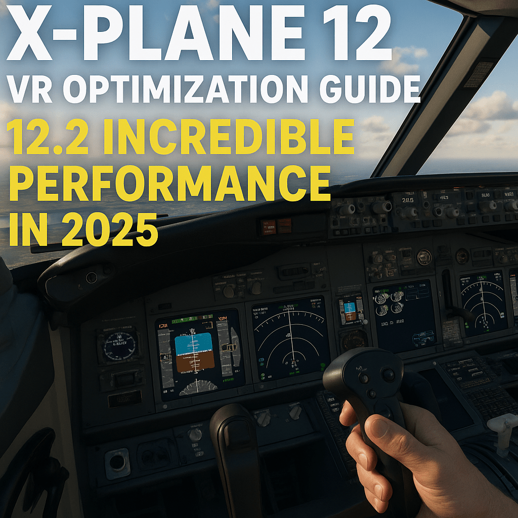 X PLANE 12 VR Optimisation Graphic