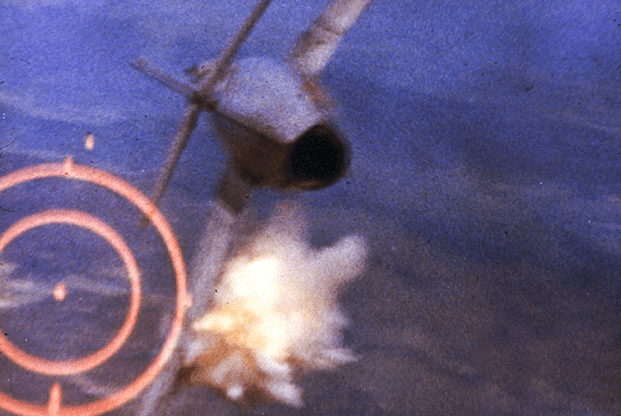Dog fight Mig Gun Camera