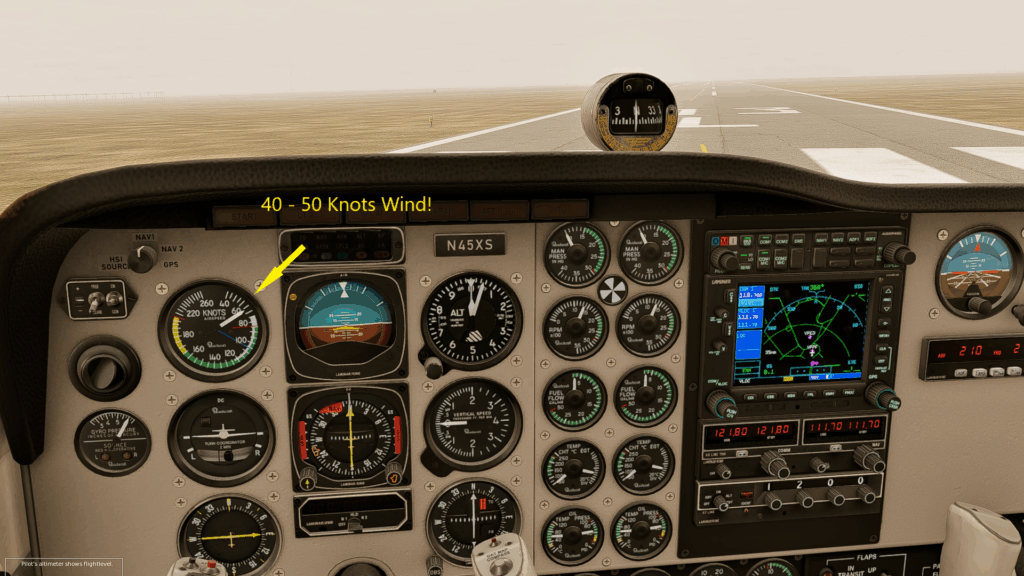 Baron 58 High winds Storm LUA script