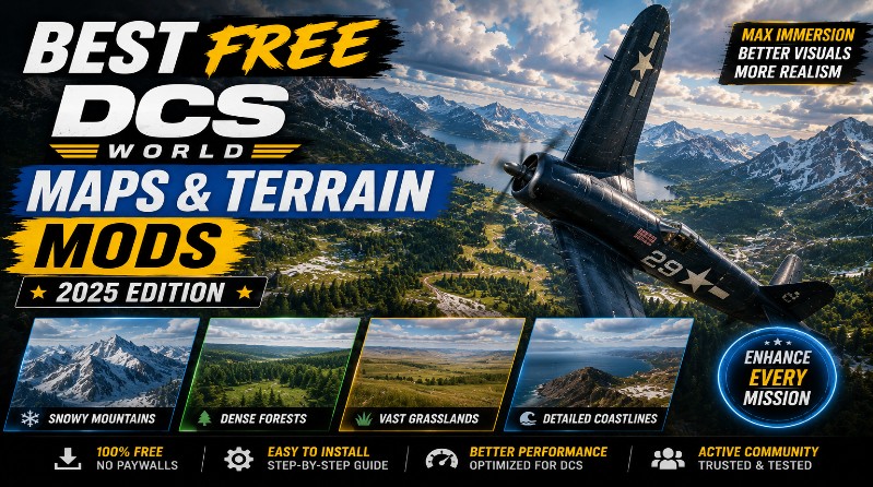 Best Free DCS World Maps & Terrain Mods (2025 Edition).