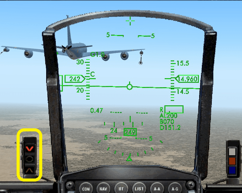 F-16 HUD AOA INDEXER
