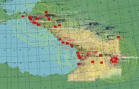 Caucuses Map DCS WORLD