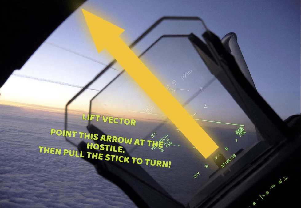 Dogfighting Lift Vector