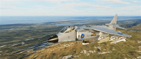 DCS WORLD HARRIER Falklands South Atlantic Map