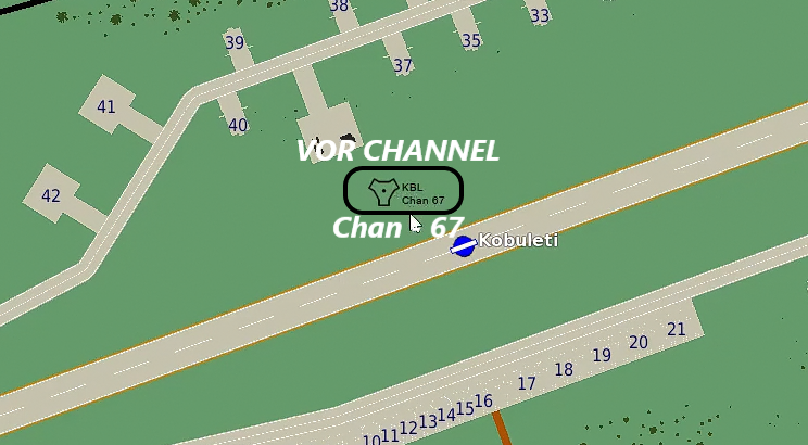DCS VOR CHANNEL LOCATION