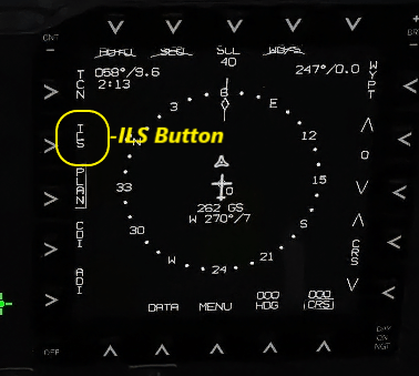 ILS MFD BUTTON