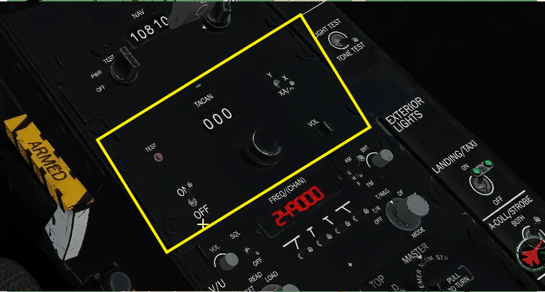TACAN PANEL T 45 Goshawk