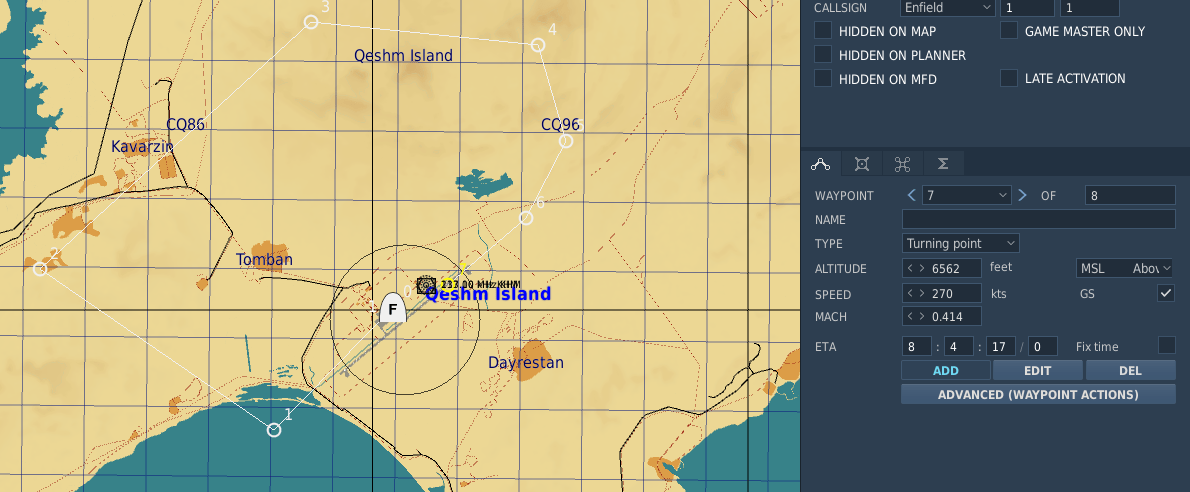 DCS WORLD EDITOR WAYPOINTS