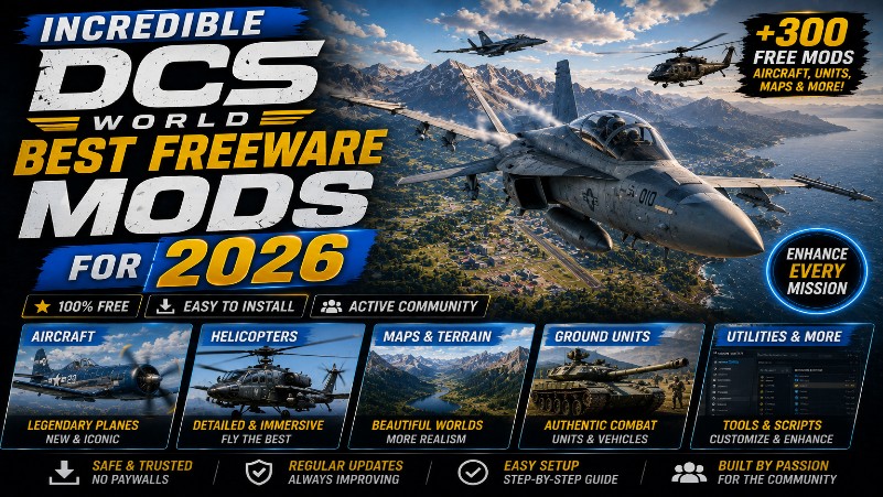 DCS WORLD FREEWARE MODS 2026 Version