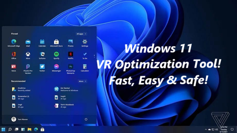 Windows VR OPTIMISATION