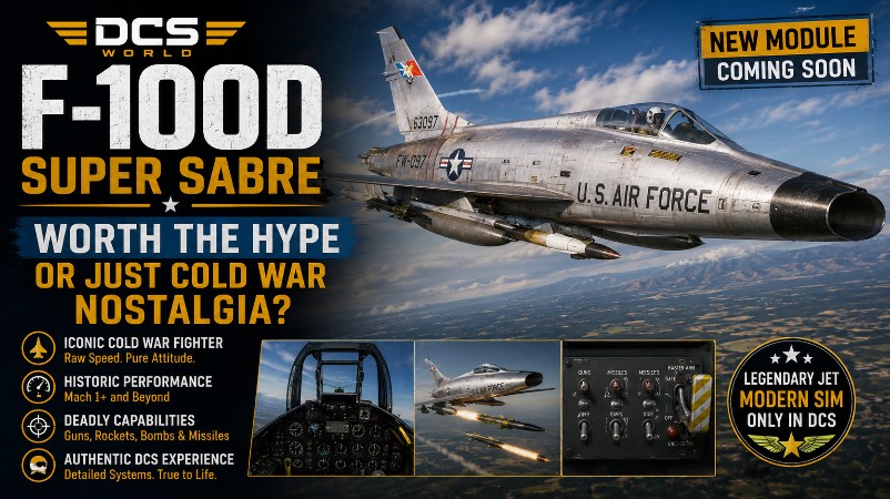 F100 Super Sabre DCS WORLD MODULE