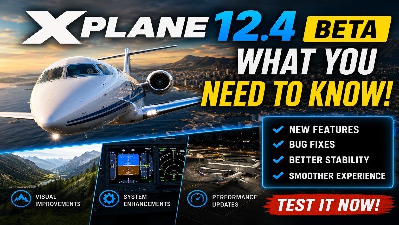 X-Plane 12.4 Beta – What You Need to Know!